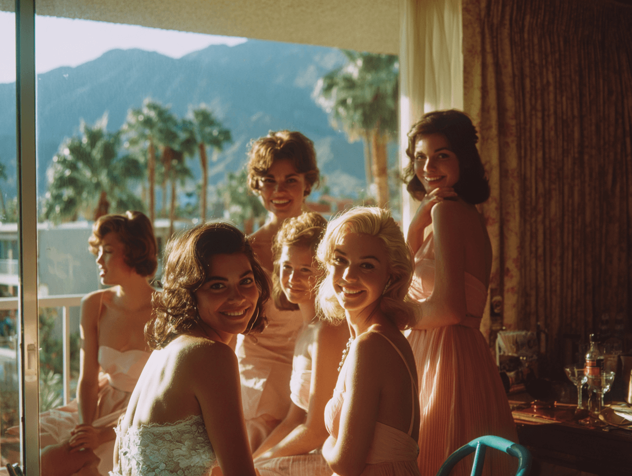 Group spray tan party mobile service