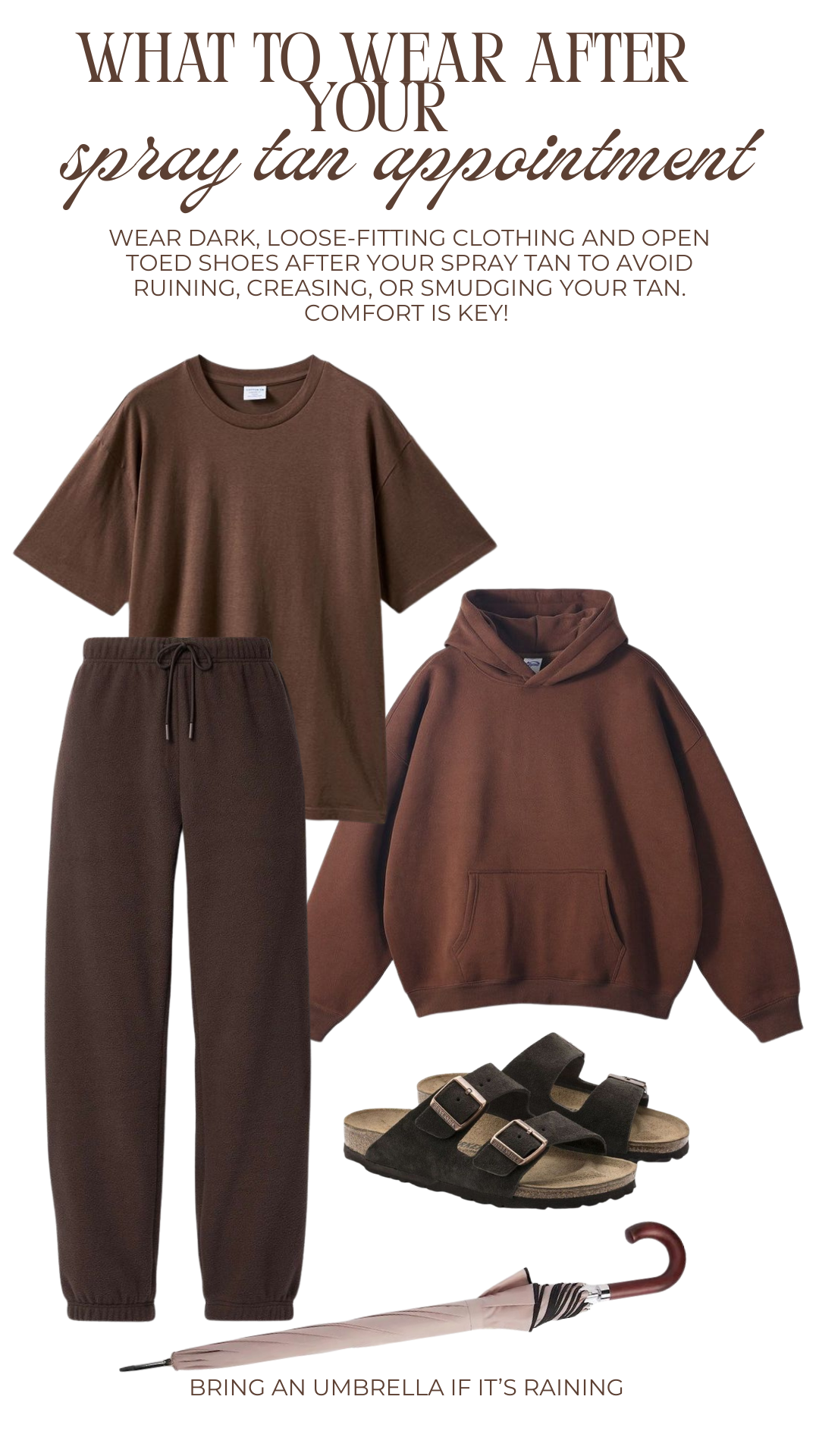 What to wear after a spray tan - clothing guide by Sunny Daze Sunless in Lawrence, Kansas