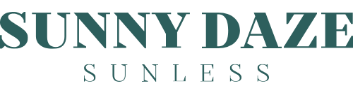 Sunny Daze Sunless logo - mobile + studio spray tans in Lawrence and Kansas City