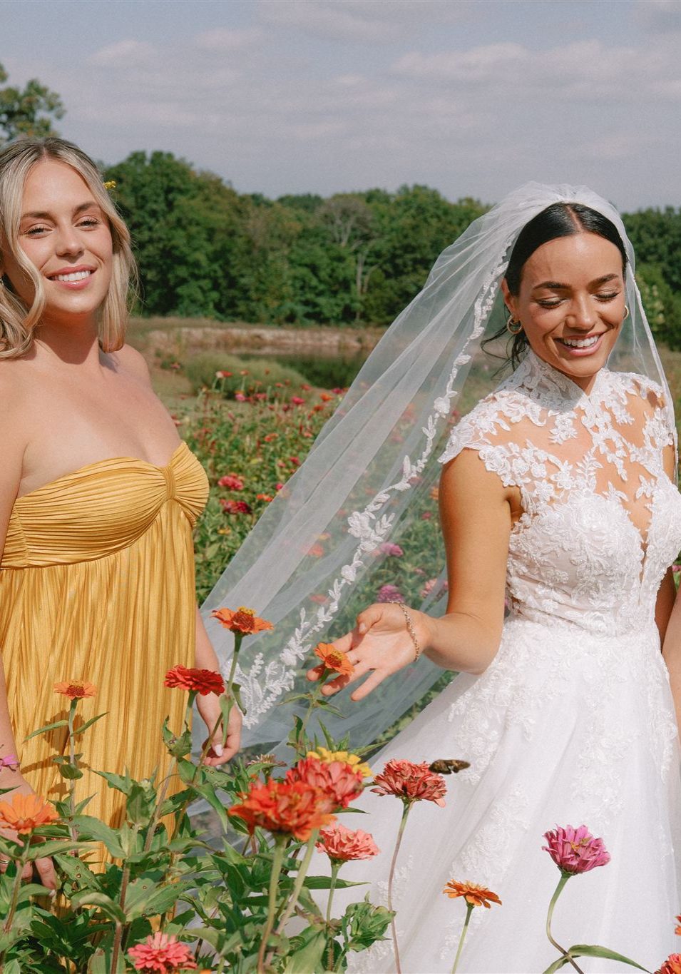 Group of women with matching golden spray tans by Sunny Daze Sunless mobile group spray tan service in Kansas City.