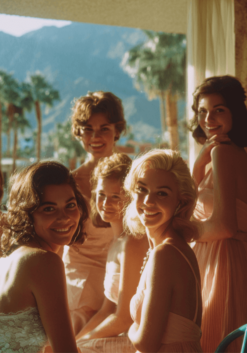 Group spray tan party mobile service