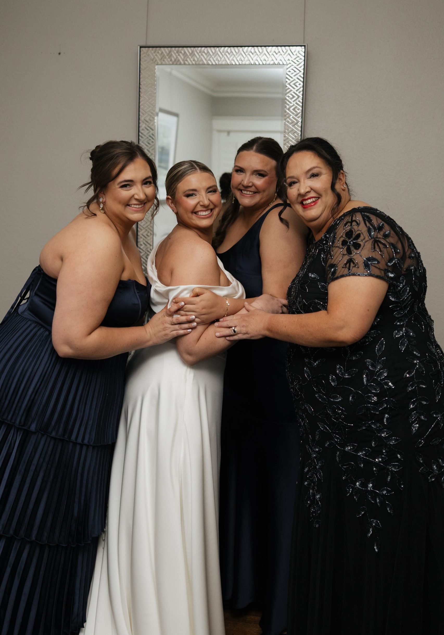 Luminous wedding day tan on a bride — bridal spray tan by Sunny Daze Sunless, Lawrence, KS